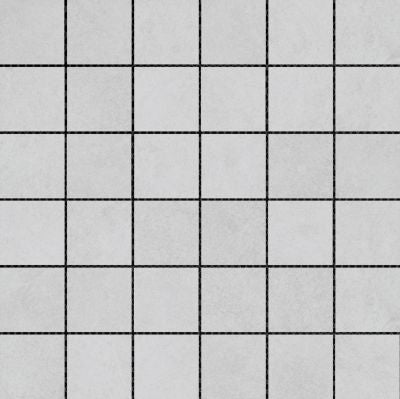 Emser Brook II 12" X 12" Mosaic 2" X 2" White 