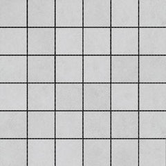 Emser Brook II 12" X 12" Mosaic 2" X 2" White 