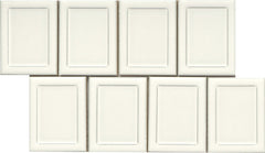 Emser Cuadro Frame 9"x14" Mosaic 4"x5" Polished White